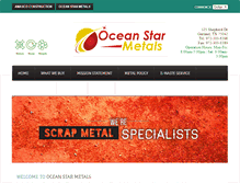 Tablet Screenshot of oceanstarmetals.com